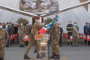 CAMBIO AL COMANDO DEL 186 REGGIMENTO PARACADUTISTI FOLGORE