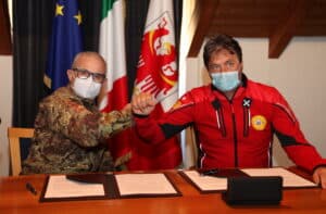 Firma accordo di programma CNSAS Truppe Alpine