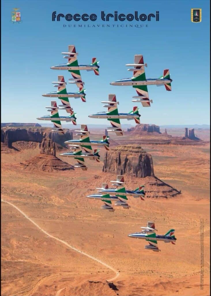 Poster 2025 Frecce Tricolori 