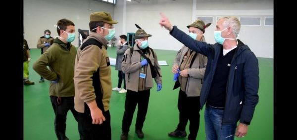 Ospedale COVID Associazione nazionale Alpini a Bergamo