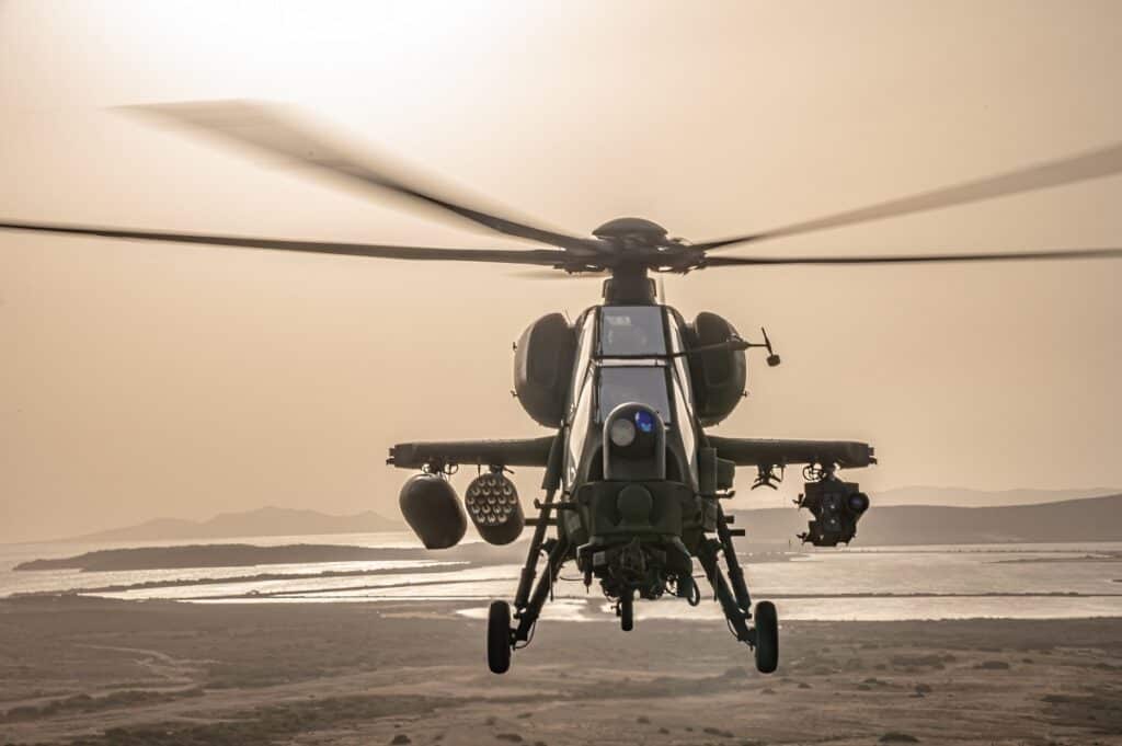 AH129-D del 5° Reggimento AVES Rigel CAEX 2024